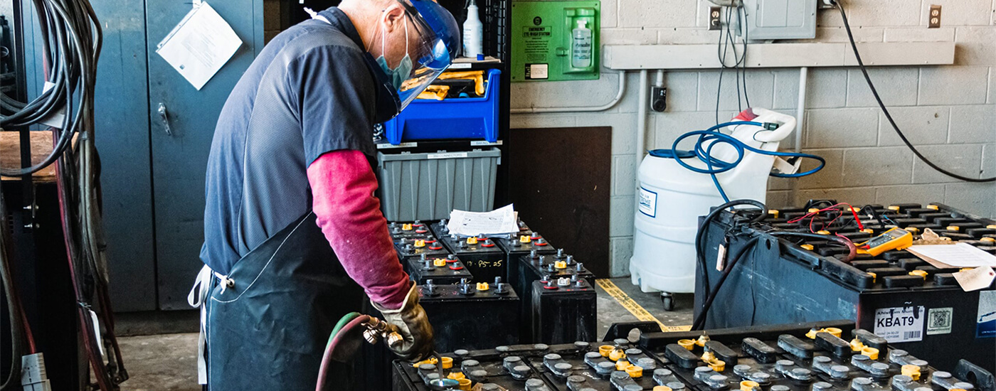 Forklift Battery Repair